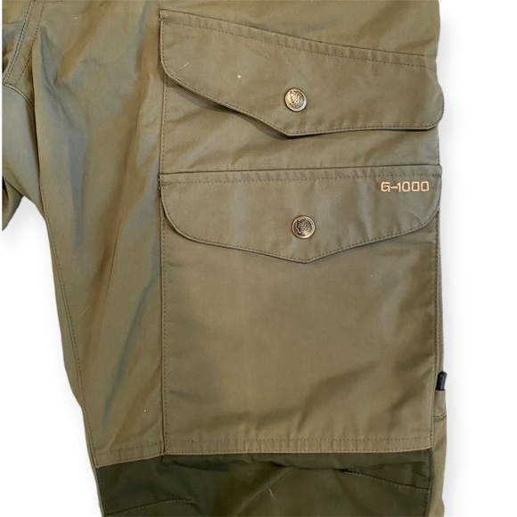 Fjall Raven Vidda Pro Ventilated Trousers Regular Fit Army Green Mens Cargos - Picture 4 of 13